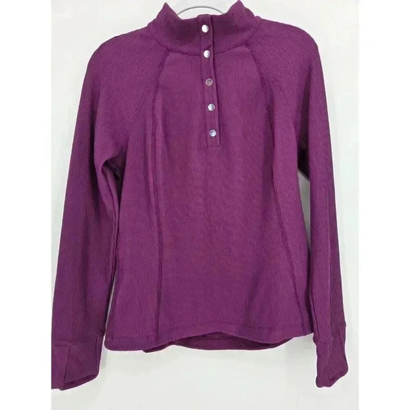 Athleta Purple Long Sleeve Top - Picture 9 of 9